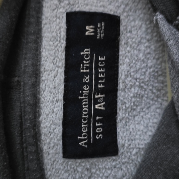 Abercrombie & Fitch Grey Hoodie Men's Medium - Picture 3 of 3
